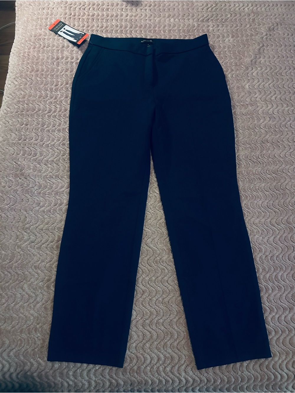 Navy  Women's Straight-Leg Dress Pants
